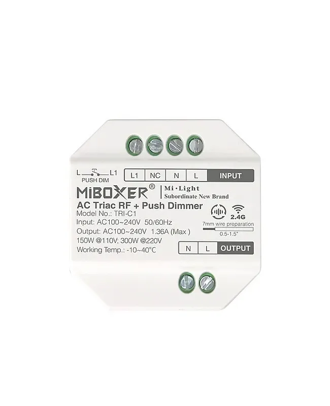 4G RF TRI Triac Dimmer Supports Push Dimming detail 06