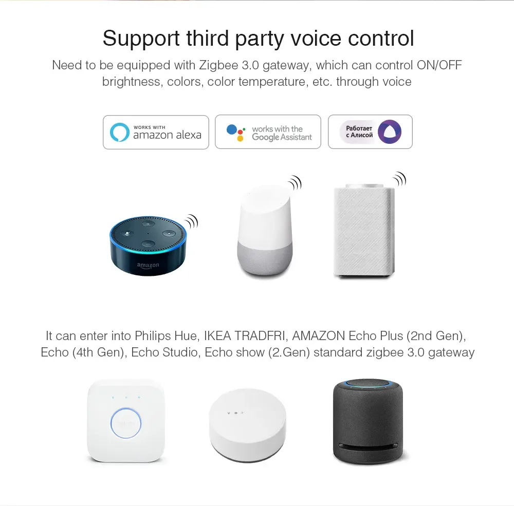 5 In 1 RGBWW Controller Zigbee 3.0+2.4G Wireless detail 11