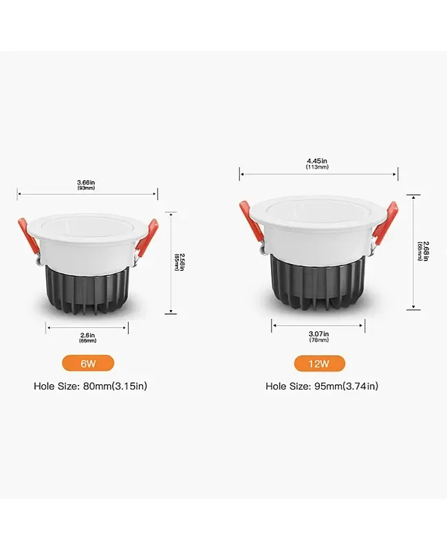 Zigbee Smart Dimmable Bathroom Downlights detail 04