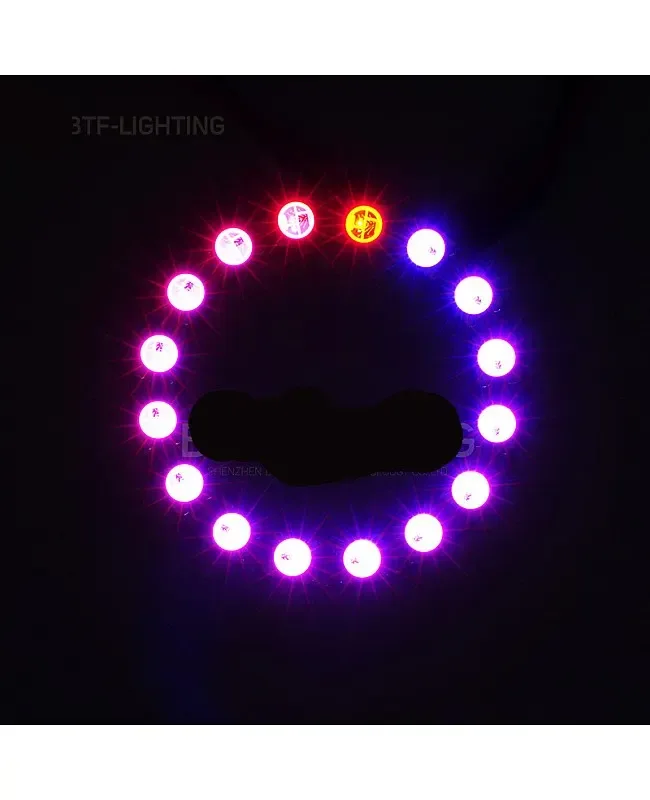 DC5V Individually Addressable WS2812B Pixel LED Ring Panel detail 05