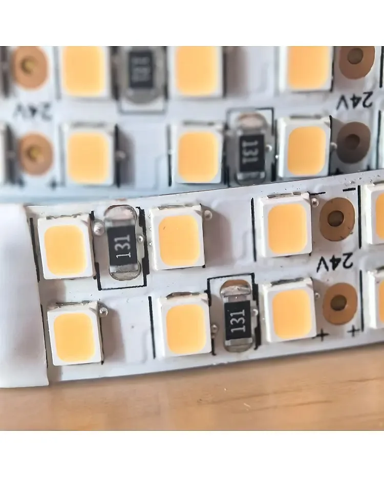 Super Bright White LED Strip Lights 336LEDs/M Dual Row 24V / product image