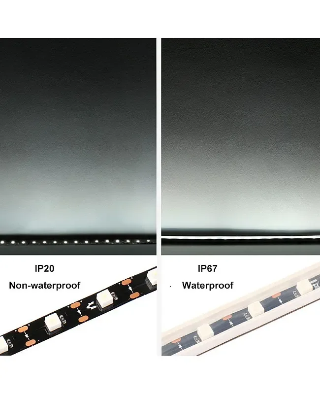 24V Waterproof Wall Wash Lighting Strip Lights With Lens detail 05