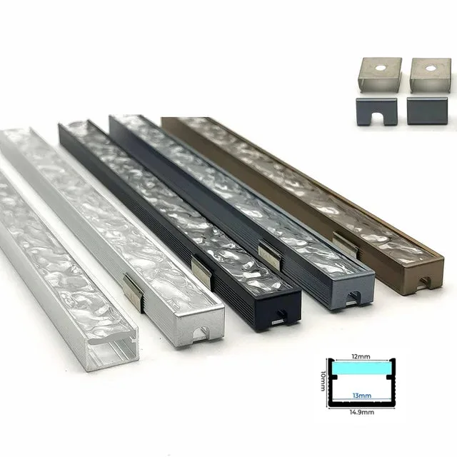 Aluminum LED profile used as a housing and diffuser example
