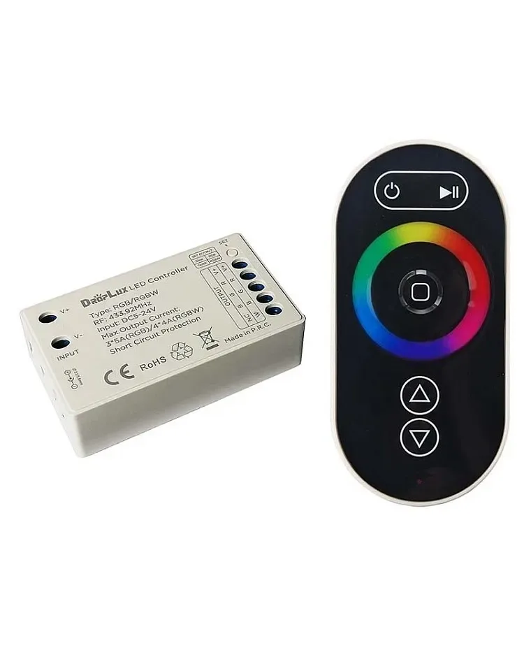 RGB/RGBW 2 In 1 LED Controller 12V With Touch RF Remote Control / product image