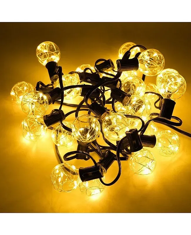 Copper Wire LED Patio String Light detail 07