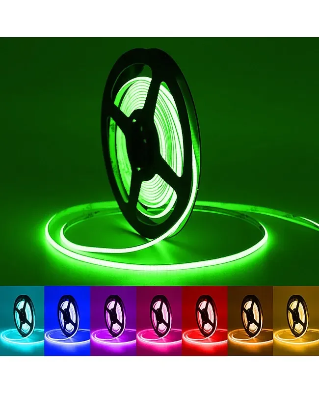 DC5V Battery Powered COB LED Strip Lights Ultra Thin 4MM detail 05