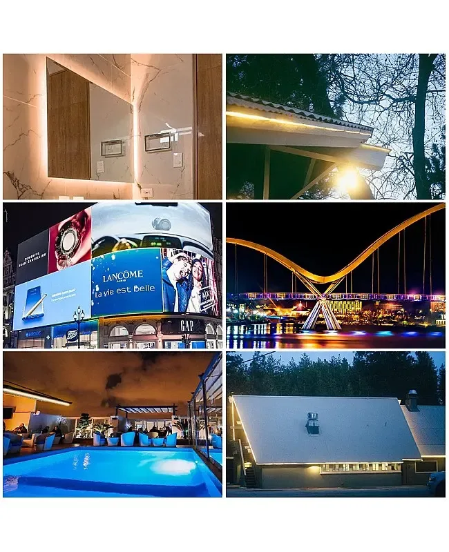 Outdoor LED Strip Lights IP67 Waterproof Seamless Dotless 16.4FT detail 08