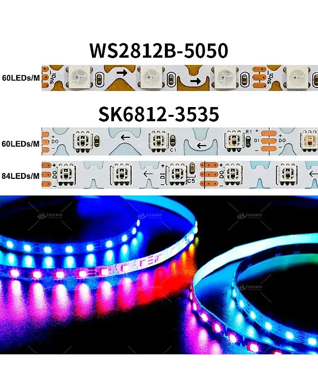 S Shape Foldable Pixel Smart LED Strip Lights detail 06