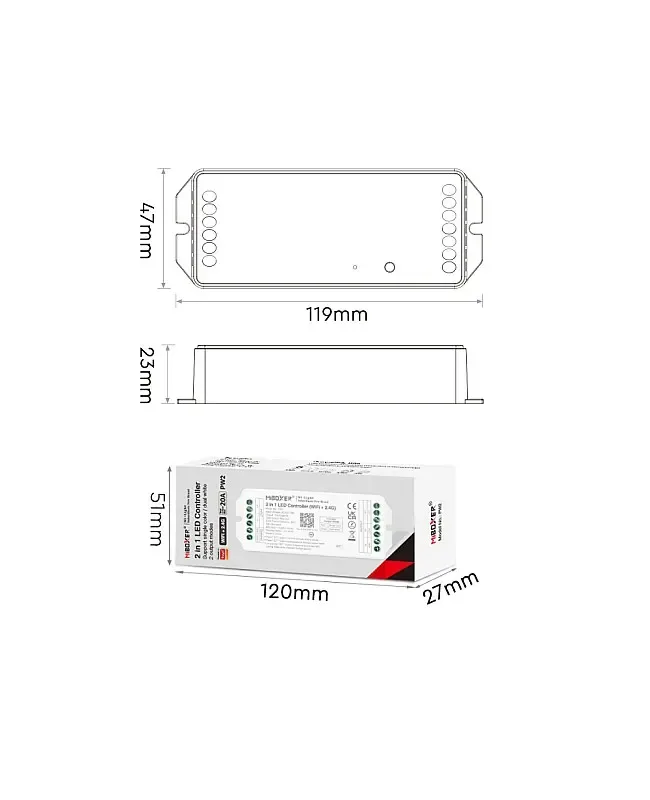 Tuya Smart WiFi Dual White LED Dimmers detail 03