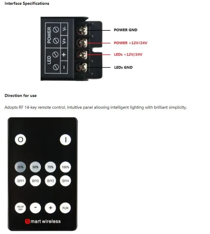 12V LED SYNC Dimmer 300W detail 07
