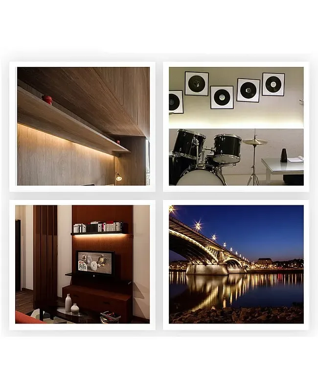 Dimmable Flexible Single Colour COB LED Strip 24V detail 07