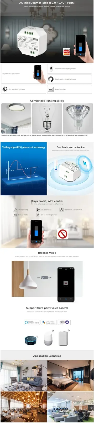 TRI Trailing Edge Dimmer WiFi+2.4G+Push Control detail 05