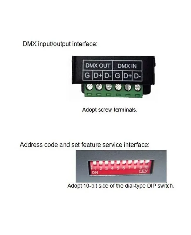 432W RGB DMX Decoder detail 03