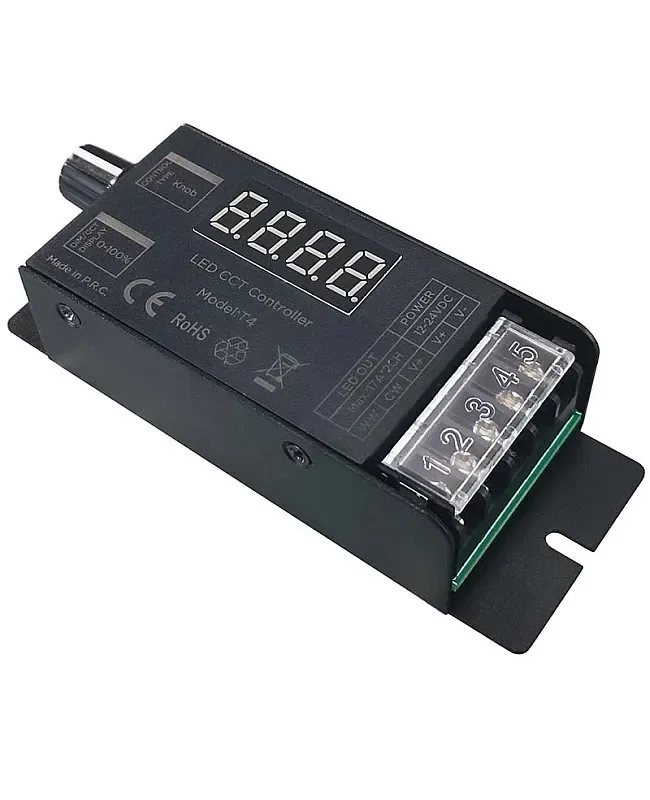 400W CCT Tunable White PWM Dimmer With Knob Switch detail 03
