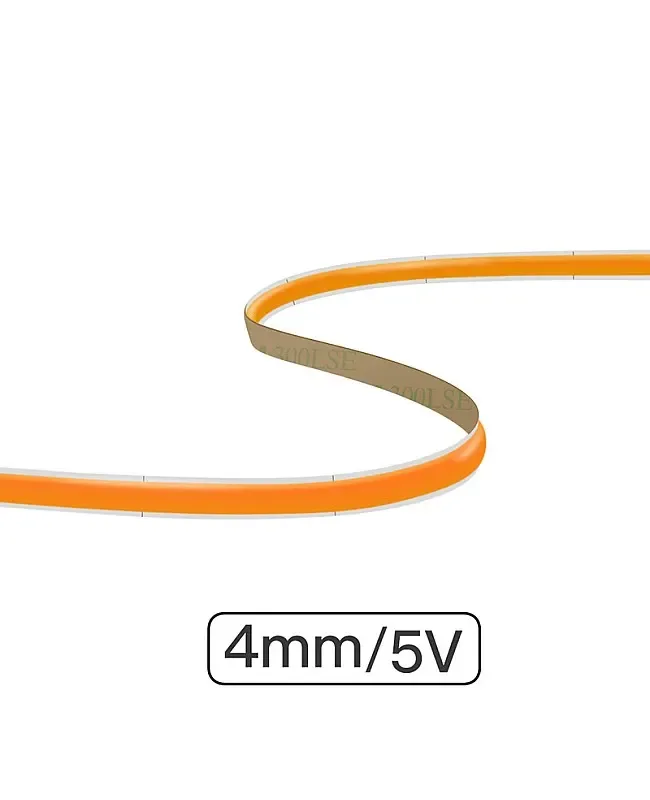 DC5V Battery Powered COB LED Strip Lights Ultra Thin 4MM detail 03