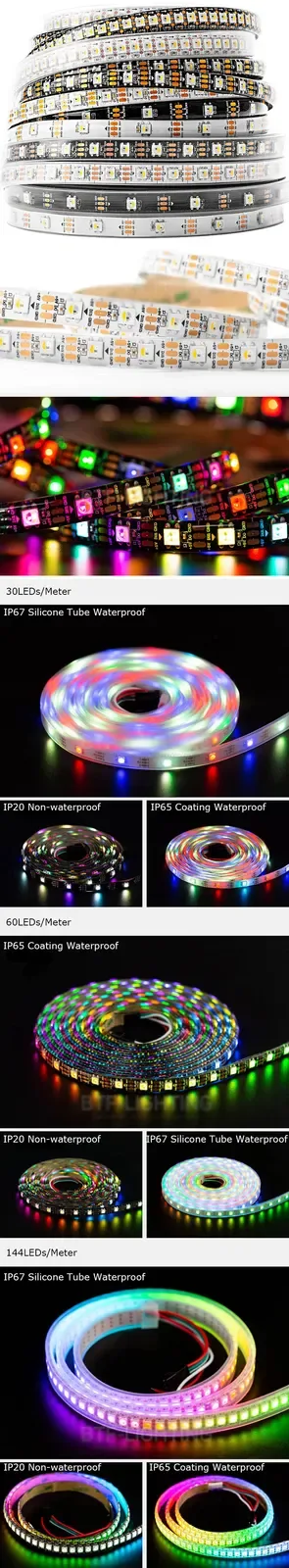 Pixel Individually Addressable 4 In 1 RGBW SK6812 LED Strip detail 12