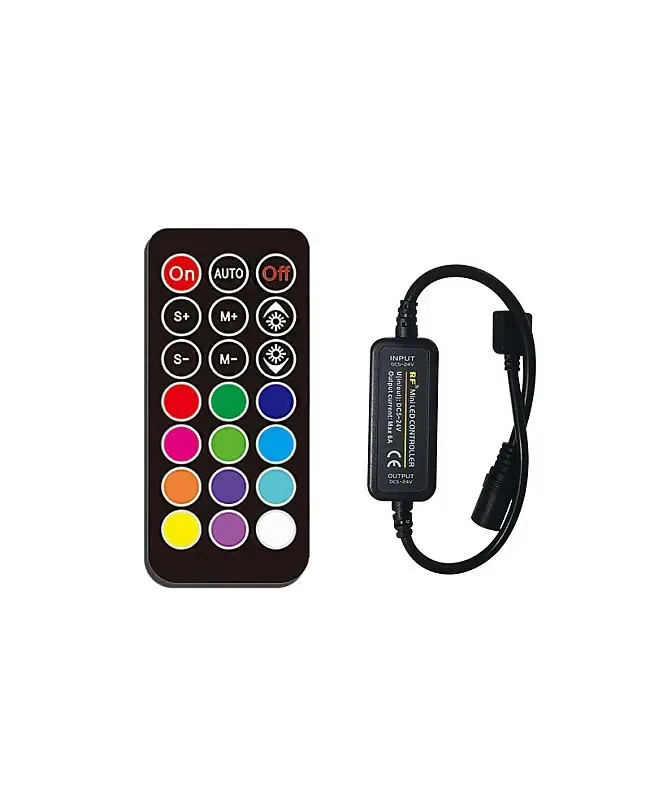 Mini Inline LED RGB Strip RF Controller With Remote Control detail 04