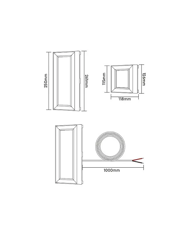 9W RGB CCT Outdoor Sconce Wall Lights Zigbee APP Control detail 04