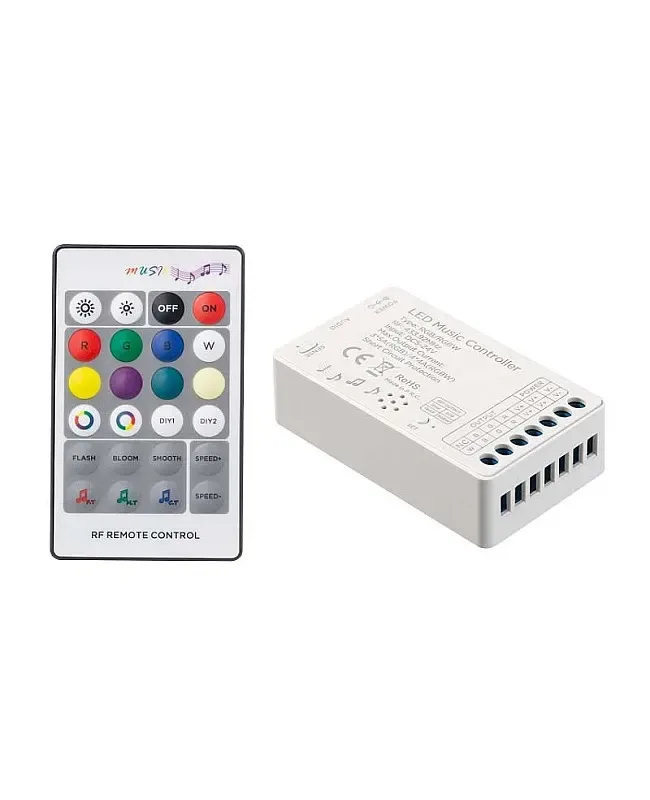 DC5V 24V 384W LED Music Controller For RGB/RGBW detail 04