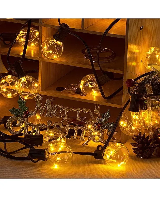 Copper Wire LED Patio String Light detail 06