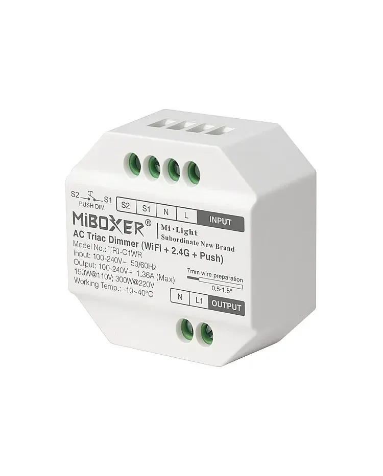 TRI Trailing Edge Dimmer WiFi+2.4G+Push Control / product image