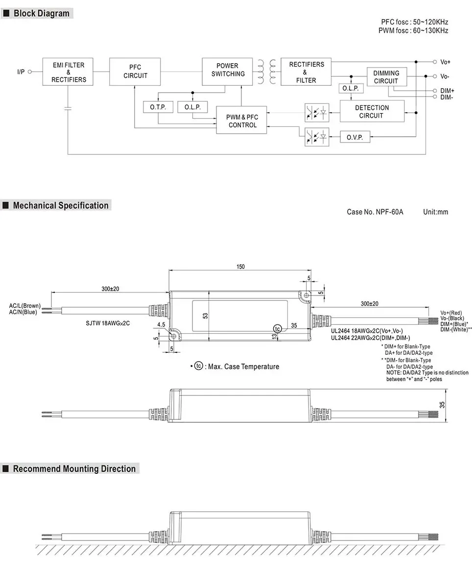 Waterproof Dimmable Switching Power Supply PWM 60 detail 06