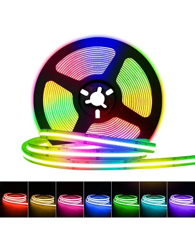 Seamless RGB COB LED Tape High CRI DC12V/24V detail 03
