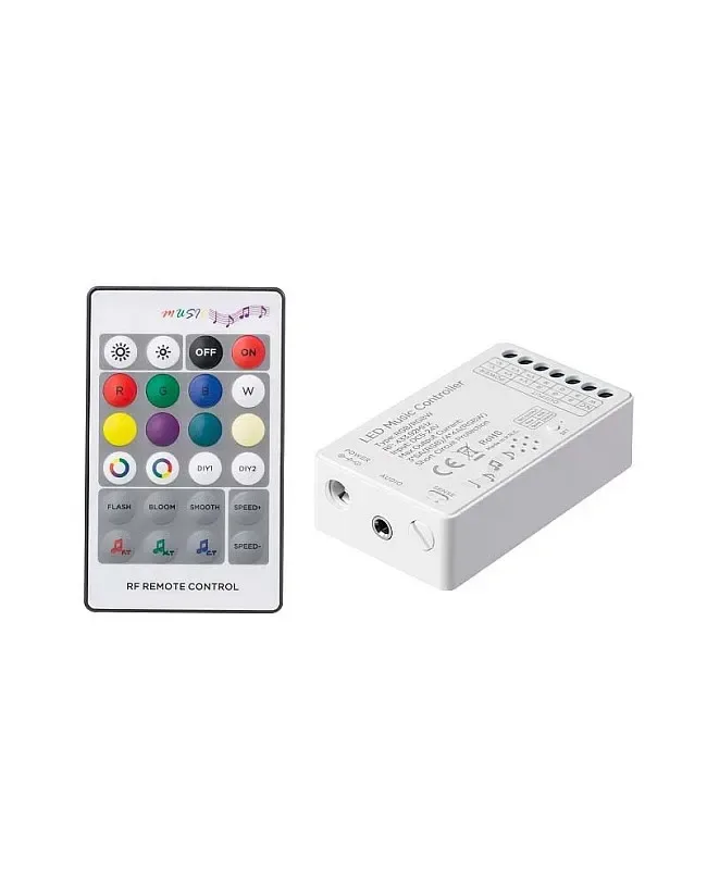 DC5V 24V 384W LED Music Controller For RGB/RGBW detail 02