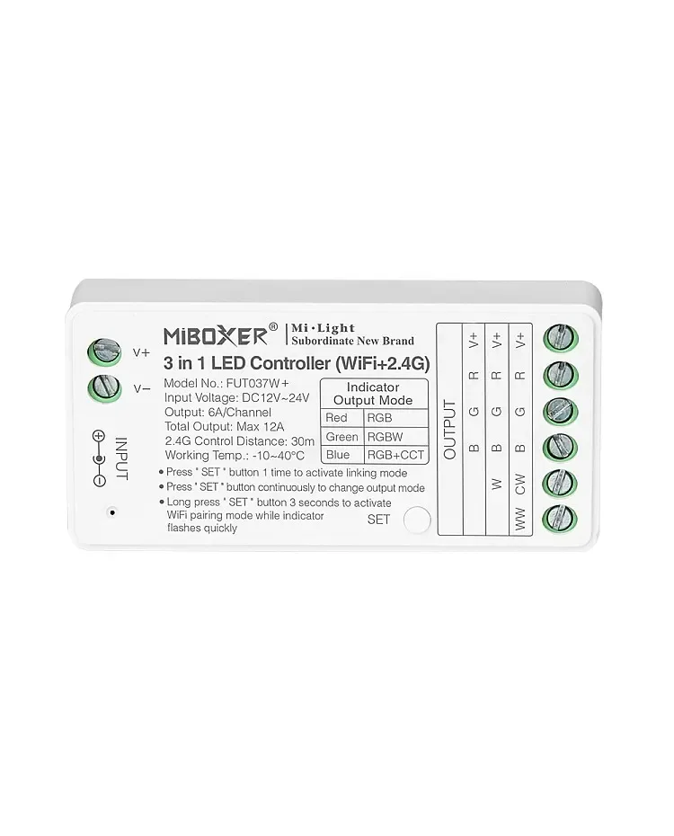 + 3 In 1 WiFi LED Strip Lights Controller / product image