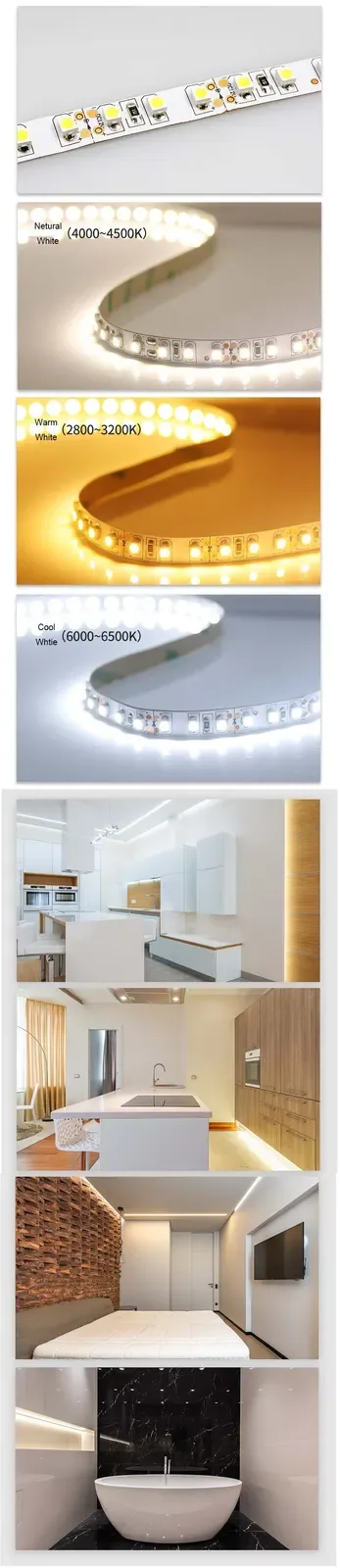 DC12V 3528 120LEDs Per Meter LED Light Strip detail 07