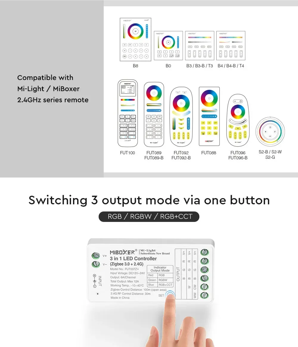 + Zigbee 3.0 2.4G 2 In 1 LED Controllers detail 10