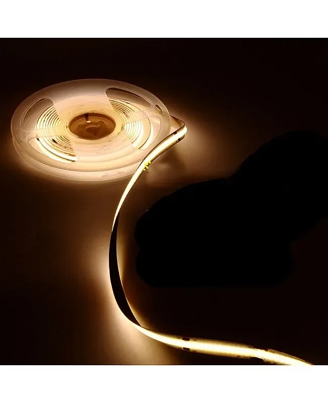 24V 8MM 336LEDs FCOB LED Strip Lights Bedroom detail 06