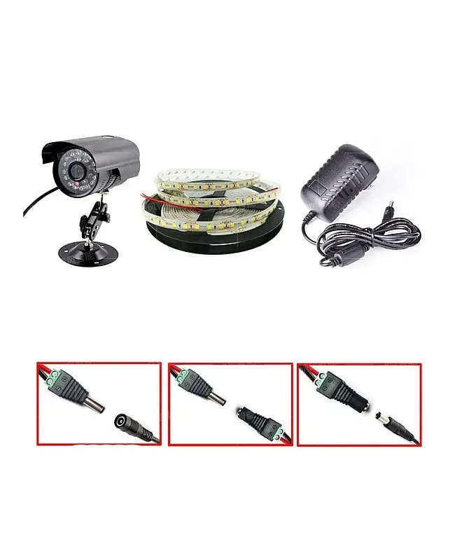 5/2.1mm Male Female DC Plug LED Connectors detail 07