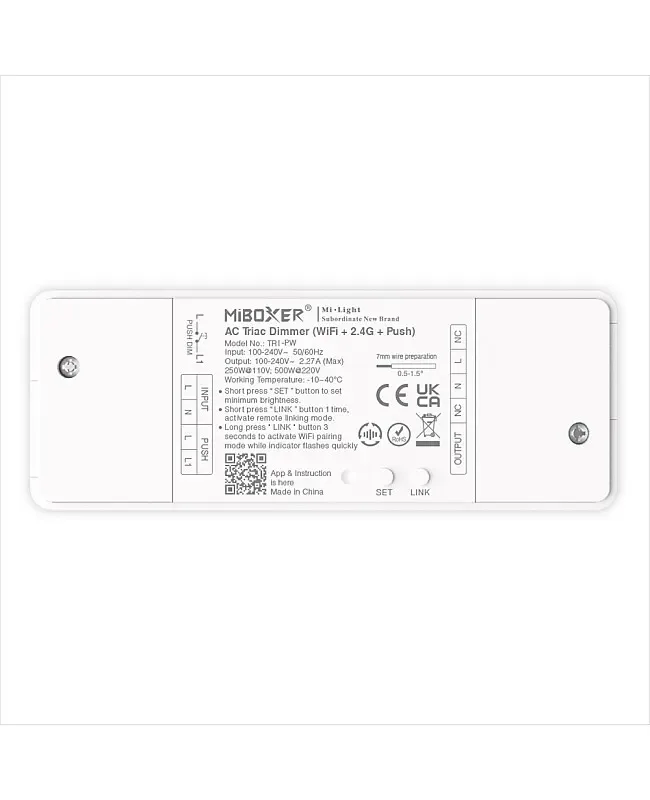 500W RF Push AC Triac Dimmer APP Control detail 03