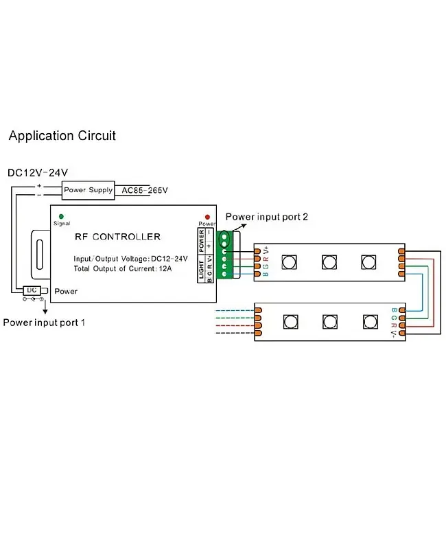 RF RGB LED Controller With Remote detail 04