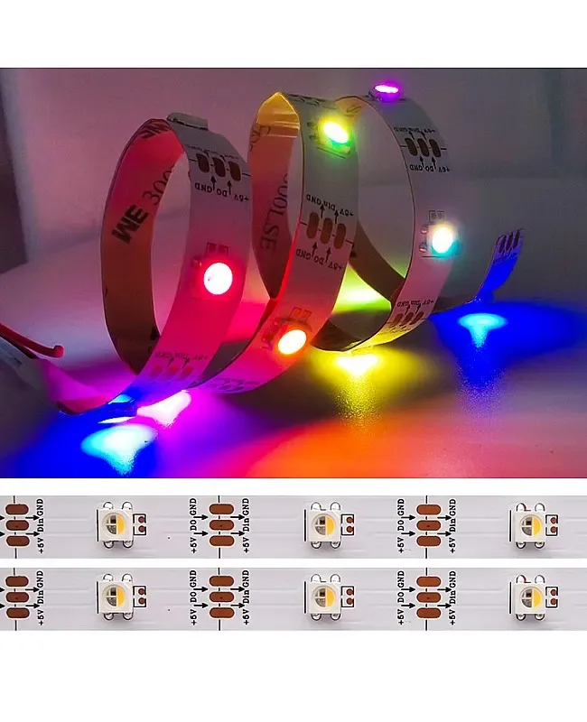 Addressable Digital RGB LED Strips 5M detail 04