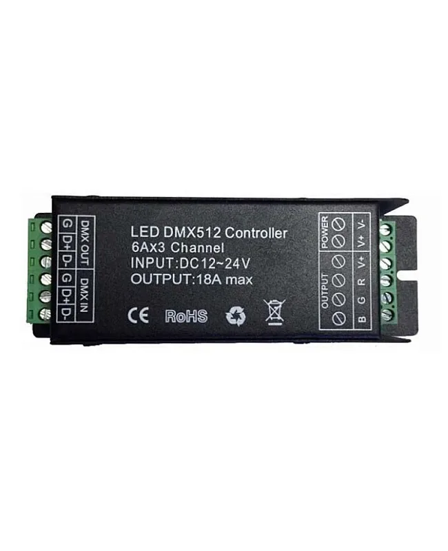 432W RGB DMX Decoder detail 02