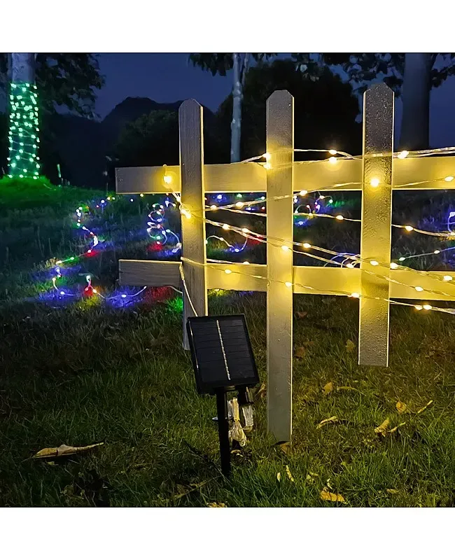 Color Changing Solar String Lights Outdoor With Remote detail 06