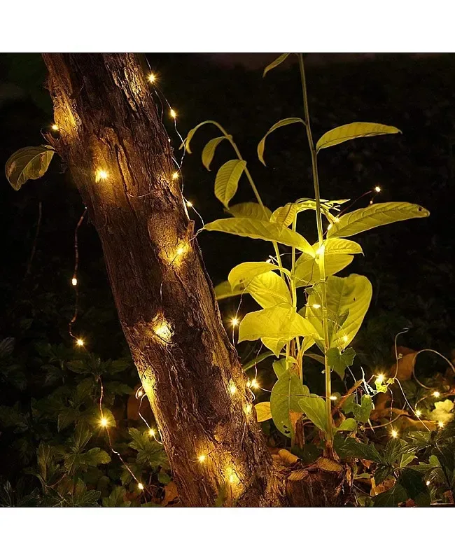 Solar Powered Outdoor Fairy String Lights With Remote Control detail 05