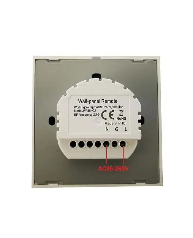 4G RF Single Zone Wall Panel LED Remote Control detail 05
