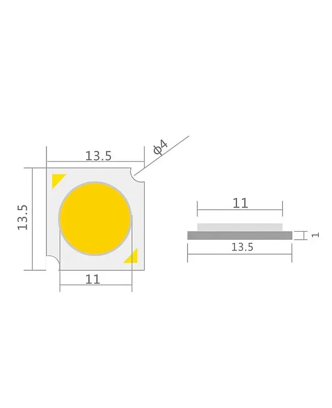 3W To 30W White COB High Power LED Chips detail 03