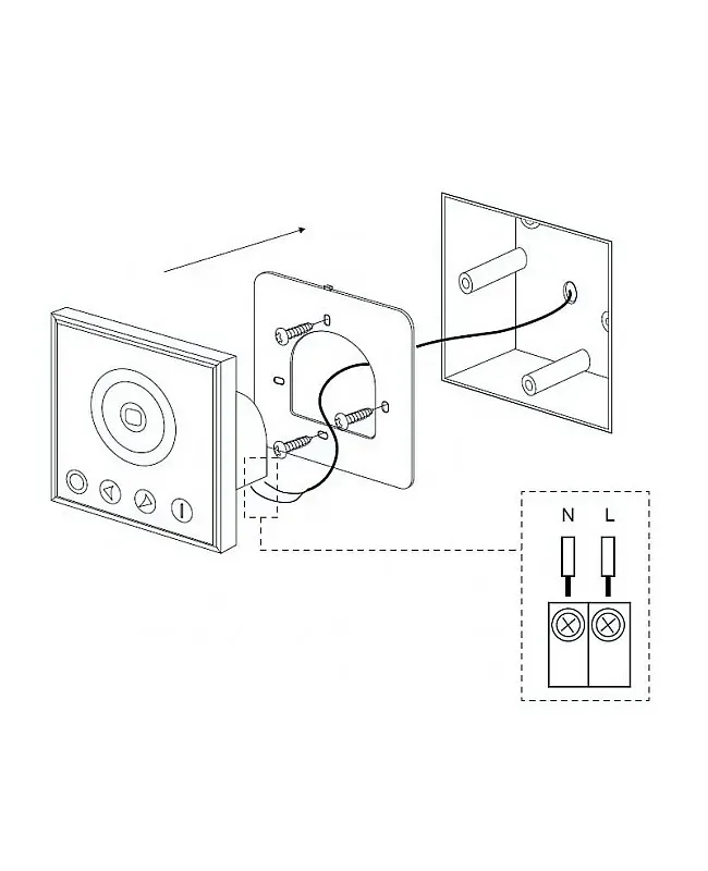 Wireless Wall Panel 2.4G 4 Zones Touch LED Dimmer Switch detail 07