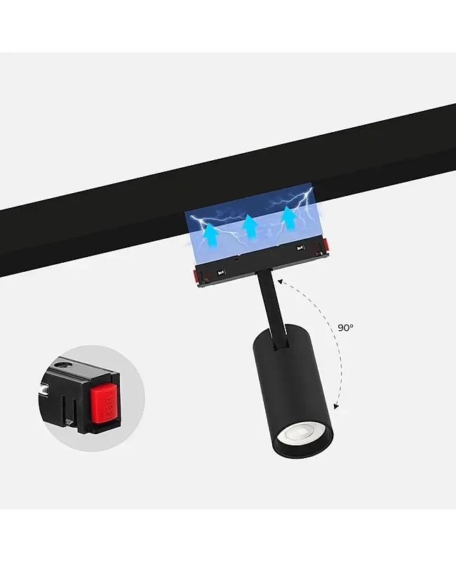 6W Zigbee+2.4G Dual White Magnetic Track Lighting detail 06