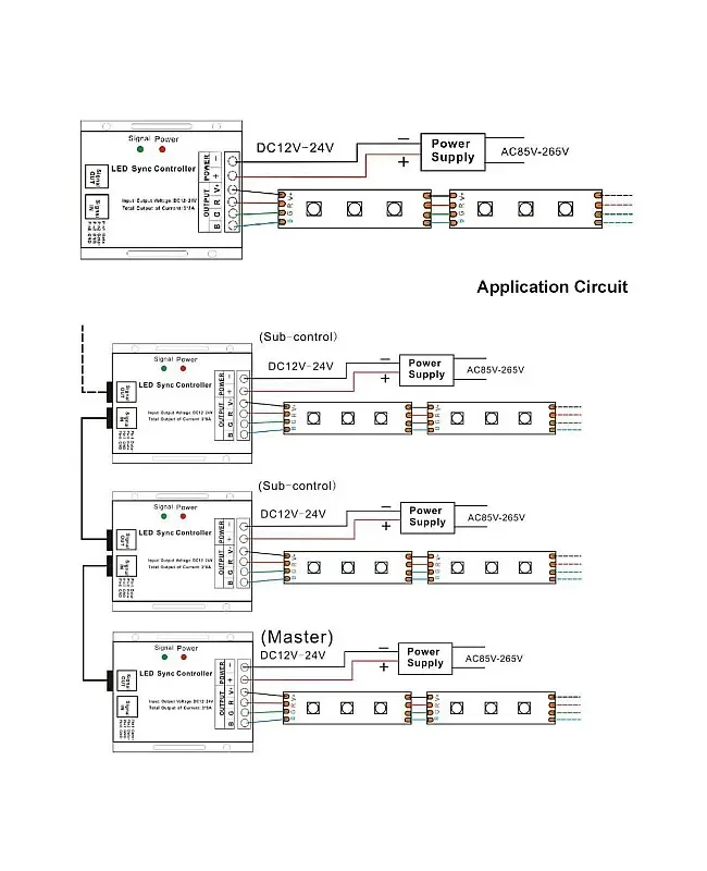 12V LED Strip Light Controller With Remote detail 06