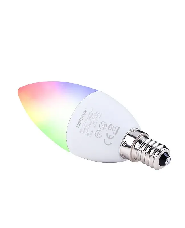 RGBWW LED Candle Bulb With Base detail 04