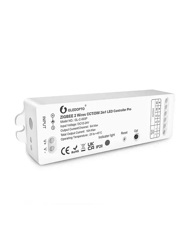 GL C 2 Wires CCT/Dim 2 in 1 Zigbee LED Controller detail 02