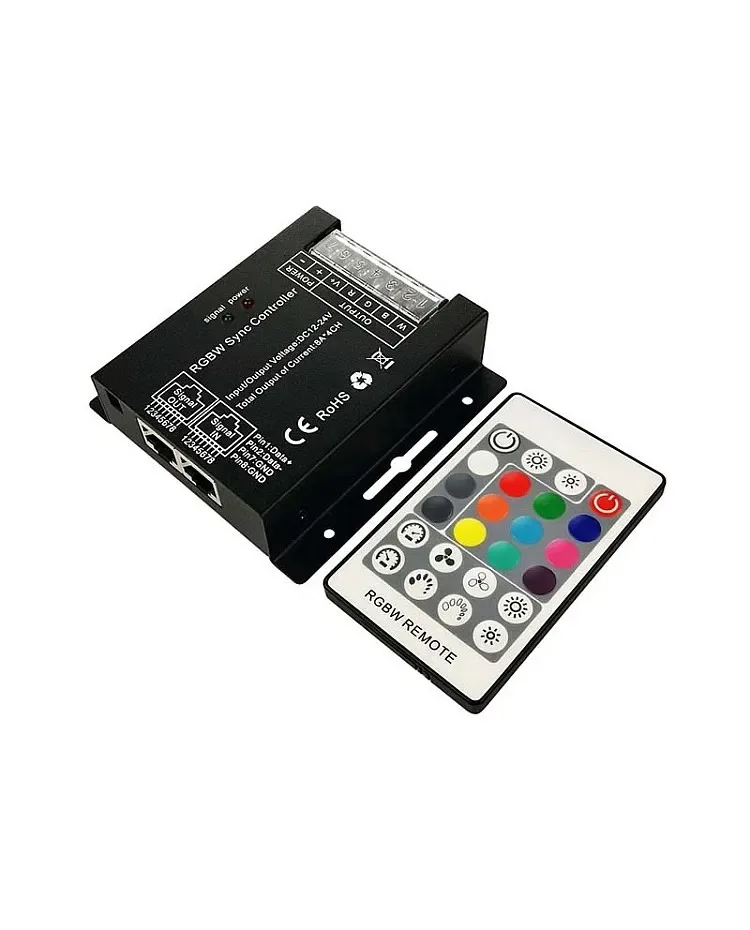 768W RGBW LED Controllers With 24 Keys RF Remote Control / product image