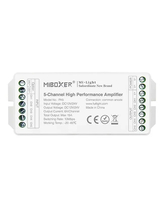 5 Channels High Performance LED RGB Amplifier detail 02