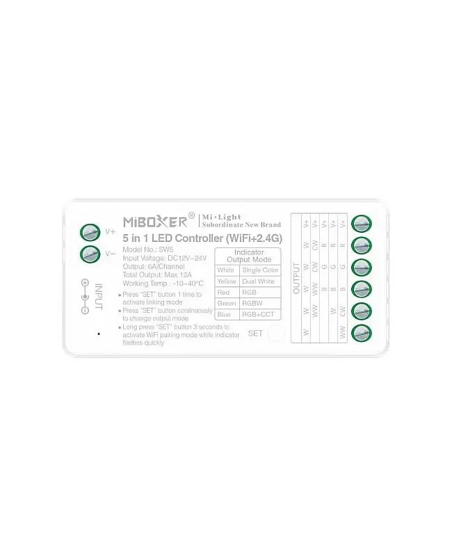 5 In 1 LED Strip Light WiFi Controller detail 02