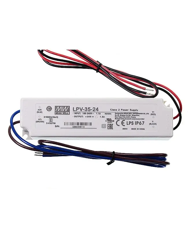 35W Waterproof LED Drivers LPV 35 detail 03